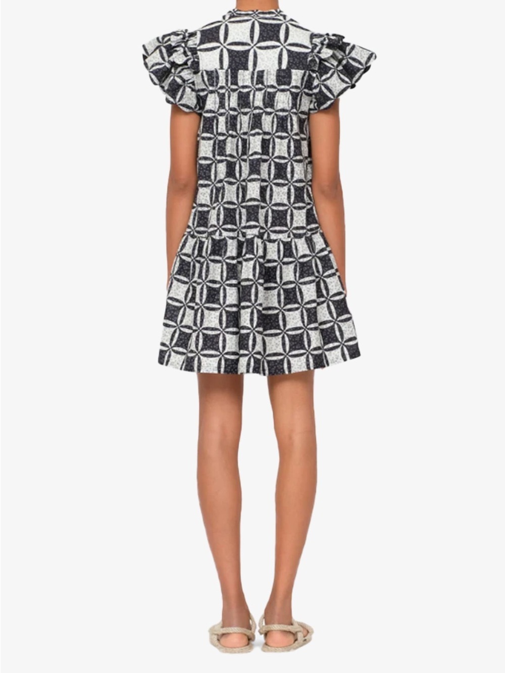 Sea NY Catalina Calico Dress XS - Picture 3 of 10